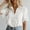 #1White, variant on MYAOYI Womens Tops Lace Trim Short Sleeve Blouse Casual Button Down Collared Summer Top