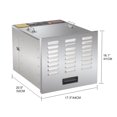 thumbnail image 3 of 10 Trays Food Dehydrator Dryer Fruit Beef Jerky Maker Machine 1000 W, 3 of 7