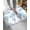 White, variant on Luxury Plush Bathroom Rugs Mat, Purple Blue Hot Air Balloon Soft Shaggy Bath Carpet, Modern Balloon Float Clouds Non-Slip Floor Mat for Kitchen, Bedroom, 24"x35"