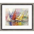 thumbnail image 1 of Great Art Now Vele Riflesse by Luigi Florio, Framed Wall Art, 23W x 19H, 1 of 2