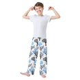 thumbnail image 3 of joogoo Blue Coral Pajama Pants Pj Bottoms Sleepwear Lounge L, 3 of 9