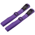 thumbnail image 1 of Unique Bargains 2m Adjustable with Quick Release Buckle Luggage Straps, Purple 2 Pack, 1 of 5
