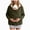 R645-AG, variant on NOLDARES Pet Pouch Hoodie Long Sleeve Fleece Kitten Puppy Holder Carrier Sweatshirt for Women,Grey,M