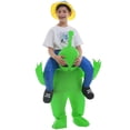 thumbnail image 4 of Disfraz inflable de dinosaurio alienígena para pareja doble para Halloween, 4 of 6