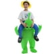 thumbnail image 4 of Disfraz inflable de dinosaurio alienígena para pareja doble para Halloween, 4 of 6