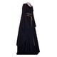 thumbnail image 3 of Guardurnaity Mujeres manga larga cuello fiesta Maxi cinturón vestido Halloween Cosplay disfraz Vestidos negro M Guardurnaity FS9140-27, 3 of 4