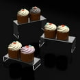 thumbnail image 7 of 6 Pcs Acrylic Risers for Display, 8.8 In Large Acrylic Display Riser, Clear Display Stands for Shelf Dessert Cupcake Candy Food Tabletop Collectibles Product Bar Action Figure Jewelry Showcase, 7 of 7