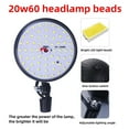 thumbnail image 3 of led Workshop Working Lamp  12W 110-220V  Flexible L40cm gooseneck  Magnetic Base LED Work Lamp for Workbench Lathe Drill Press, 3 of 9