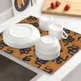 thumbnail image 6 of Uemuo Snake Pattern Dish Drying Mat,16*18 inch Absorbent Dish Drainer Kitchen Counter,Large Size Dish Drying Pad for Countertops,Sinks,Draining Racks, 6 of 6
