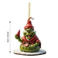 thumbnail image 3 of Stole Acrylic Pendant Tree Decoration  1PC Decoration How The Stole With Present Ornament, 3 of 5