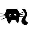 thumbnail image 3 of CafePress - Black Cat Upside Down Mug - 11 oz Ceramic Mug - Novelty Coffee Tea Cup, 3 of 6