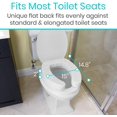 thumbnail image 5 of Cojín para asiento de inodoro (acolchado de espuma): accesorios de baño acolchados fáciles de limpiar, 5 of 5