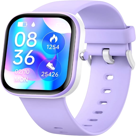 GJX Smart Kids Watch with Fitness Tracker No Phone/App Needed,19 Sport Mode,1.5"Diy Dial,Ip68 Waterproof,Sleep Monitor,Pedometers,Heart Rate,Birthday Gift for Boys Girls Teens 6-14 Year Old