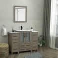 thumbnail image 3 of Vanity Art 48" Single Sink Freestanding Bathroom Vanity Set with Ceramic Top and Mirror, 3 of 8