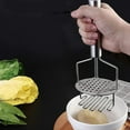 thumbnail image 2 of Stainless Steel Potato Crusher, Kitchen Tools Crusher, Crushed Motatoes Rice Crusher, - 2 Packs, 2 of 4