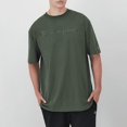 thumbnail image 2 of Champion OLIVE Men's Classic Logo Crewneck Short-Sleeve T-Shirt, US Large, 2 of 4