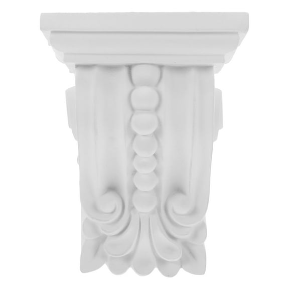 Raindrops Decorative Corbels Corner Crown Molding Door Decoration Flowers Vintage Home White