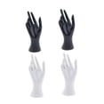 thumbnail image 1 of Maniquí de mano para Joyas Sunnimix 4 Unidades blanco negro Modelo de Exhibición anti-decoloración, 1 of 8