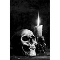 thumbnail image 1 of Dark Academia Art Skull Poster Prints para sala de estar, decoración del hogar, gótico Horror, blanco y negro, Cranium Canvas Painting Wall Art, 1 of 4