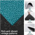 thumbnail image 3 of Teal Christmas Snowflake Pattern Kitchen Rugs Sets Of 3,Kitchen Runner Rugs Non Skid Washable,Decorative Kitchen Floor Mats for Kitchen,Sink,Laundry,17"x30"+ 17"x47" + 17"x59", 3 of 6