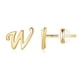 thumbnail image 2 of Xihbxyly Pendientes de Oro con 26 Letras Del Alfabeto y Acabado Chapado En Oro para Mujer, 2 of 4