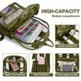 thumbnail image 4 of DAKIMOE Clear Backpack Heavy Duty Large Capacity PVC Transparent Waterproof Bag for School Stadium College Men Women, 4 of 7