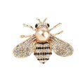 thumbnail image 2 of Broche de de miel para mujer, joyería, Pin decorativo, broches de aleación con diamantes de imitación, insignia de solapa para ropa, aniversario Dorado Yinane Broche, 2 of 8