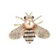 thumbnail image 2 of Broche de de miel para mujer, joyería, Pin decorativo, broches de aleación con diamantes de imitación, insignia de solapa para ropa, aniversario Dorado Yinane Broche, 2 of 8