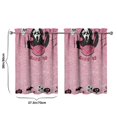 thumbnail image 4 of 2 Piece Set Halloween Ghostface Kitchen Curtains Small Short Cafe Window Curtains Horror Spooky Rod Pocket Bathroom Tier Window Treatment Drapes 27.5x36inch, 4 of 4
