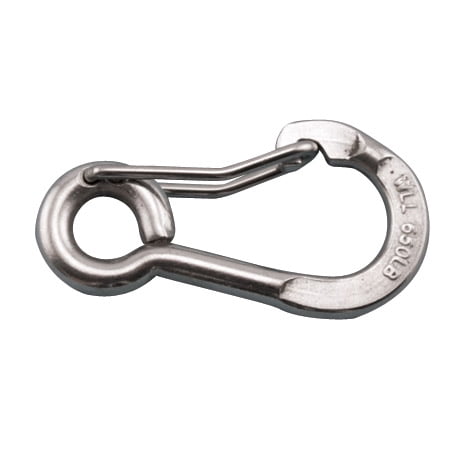 

316 STAINLESS STEEL HARNESS CLIP WIRE LEVER CARABINER 1/4 (S0184-0060)
