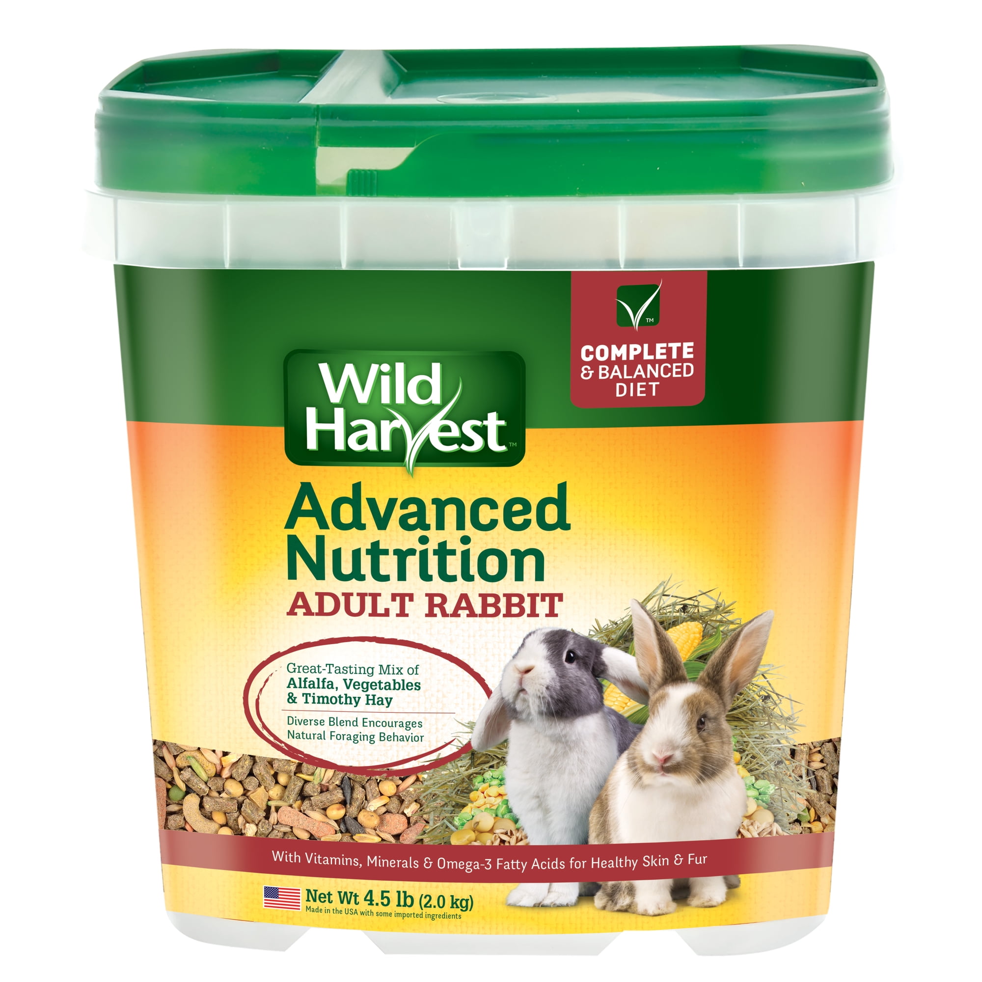Wild Harvest Advanced Nut Diet, for Rabbits, 4.5 lbs
