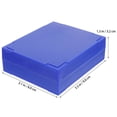 thumbnail image 4 of CIMAXIC 2pcs Multi Slots Microscope Slide Box Slide Storage Holder Slide Storage Container,3.54"X3.15"X1.26", 4 of 5