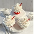thumbnail image 3 of DEZICAKES Fake Cupcake Eggnog w/ Cinnamon Christmas Cupcake Prop Decoration Dezicakes, 3 of 9