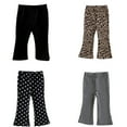 thumbnail image 4 of Girls Flared Pants Casual Pants Comfortable Western Style Kids Pants, 4 of 5