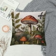 thumbnail image 2 of TIAOTIAOHOU Lumbar Throw Pillow Cover Decorative Bedroom Living Room Cute Magic Mushroom Fern Cushion Case for Bed Sofa Couch, 2 of 5