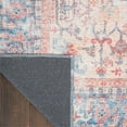 thumbnail image 4 of Machine Washable Series 1 9' x 12' Blue/Multicolor Fabric Vintage Area Rug, 4 of 12