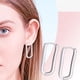 thumbnail image 1 of Pendientes de aro Hugo para niñas Plata, 1 of 10