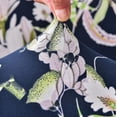thumbnail image 5 of Chair Covers for Dining Room Printed Dining Chair Covers (Idyllic Flower Blue, 6 PCS), 5 of 6