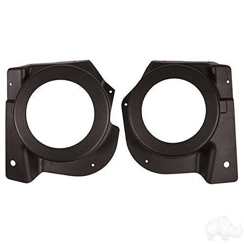 Speaker Pod, Set of 2, Black ABS, E-Z-Go RXV 08+