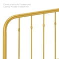 thumbnail image 4 of Modway Lennon Tête de Lit Ajustable en Métal Style Ferme Moderne, Grand Lit, Or, 4 of 7