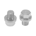 thumbnail image 1 of Accesorios de tubería de acero inoxidable 304 Unique Bargains M8x1 tapón de brida hexagonal 2 piezas, 1 of 7