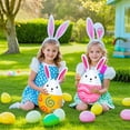 thumbnail image 5 of 2026 Easter Inflatable Bunny Egg: 15.7-Inch Tall Easter Inflatable Decor, Bunny Inside Colorful Egg Yard Ornament for Outdoor Indoor, Spring Holiday Lawn Decoration, Toy for Kids Party, 5 of 9