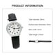 thumbnail image 3 of Reloj de Cuero para Mujer, Relojes de Vestir Informales de Moda, Reloj de Pulsera de Cuarzo con números Romanos para Mujer, diámetro de Esfera 28 mm, 3 of 8
