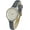 Silver, variant on Collections Japanese Quartz Women's 34mm Case Rhinestone Bezel Sparkly Glitter Textured Leather Strap Watch