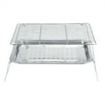 thumbnail image 5 of 3Pcs/Set Stainless Steel Portable Folding Barbecue Grill BBQ Grilling Rack Tray Clip Set, 5 of 5
