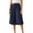 Blue#02, variant on Pants for Women with Pockets Trendy Wide Leg Knee Length Lounge Pants Drawstring High Waisted Women's Linen Pants Breathable Casual Loose Solid Color Trousers XL