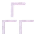 thumbnail image 2 of jesticaly L-square Ruler with Scale Garment Sewing Measuring DIY Crafts Tools Handicraft Accessory Household Professional 20x4cm 3Set, 2 of 6