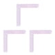 thumbnail image 3 of Bewildely L-square Shape Ruler with Scale Clothes Rulers Tools Handicraft Drawing DIY Crafts Sewing Embroidery Knitting Measuring Type1 NO1, 3 of 6