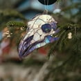thumbnail image 2 of Halloween Crow Head Acrylic Plate Decorative Pendant, 2 of 5