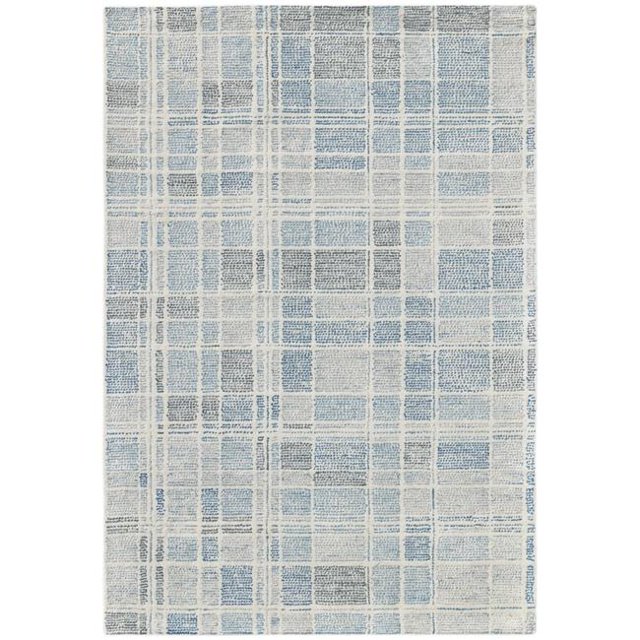 Amer Rug VEC380508 5 x 8 ft. Vector Modern Hand-Tufted Rug, Light Blue